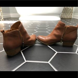 Lucky Brand brown leather booties